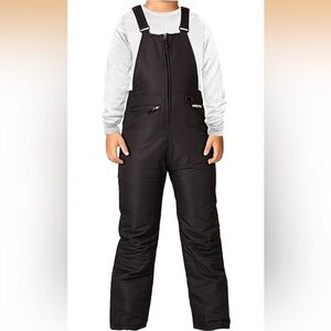 Arctix Kids Insulated Snow Bib Overalls, Black, Medium
775-7